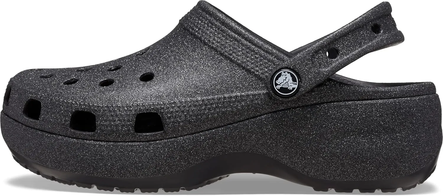 Crocs Women's Classic Platform Glitter Clog