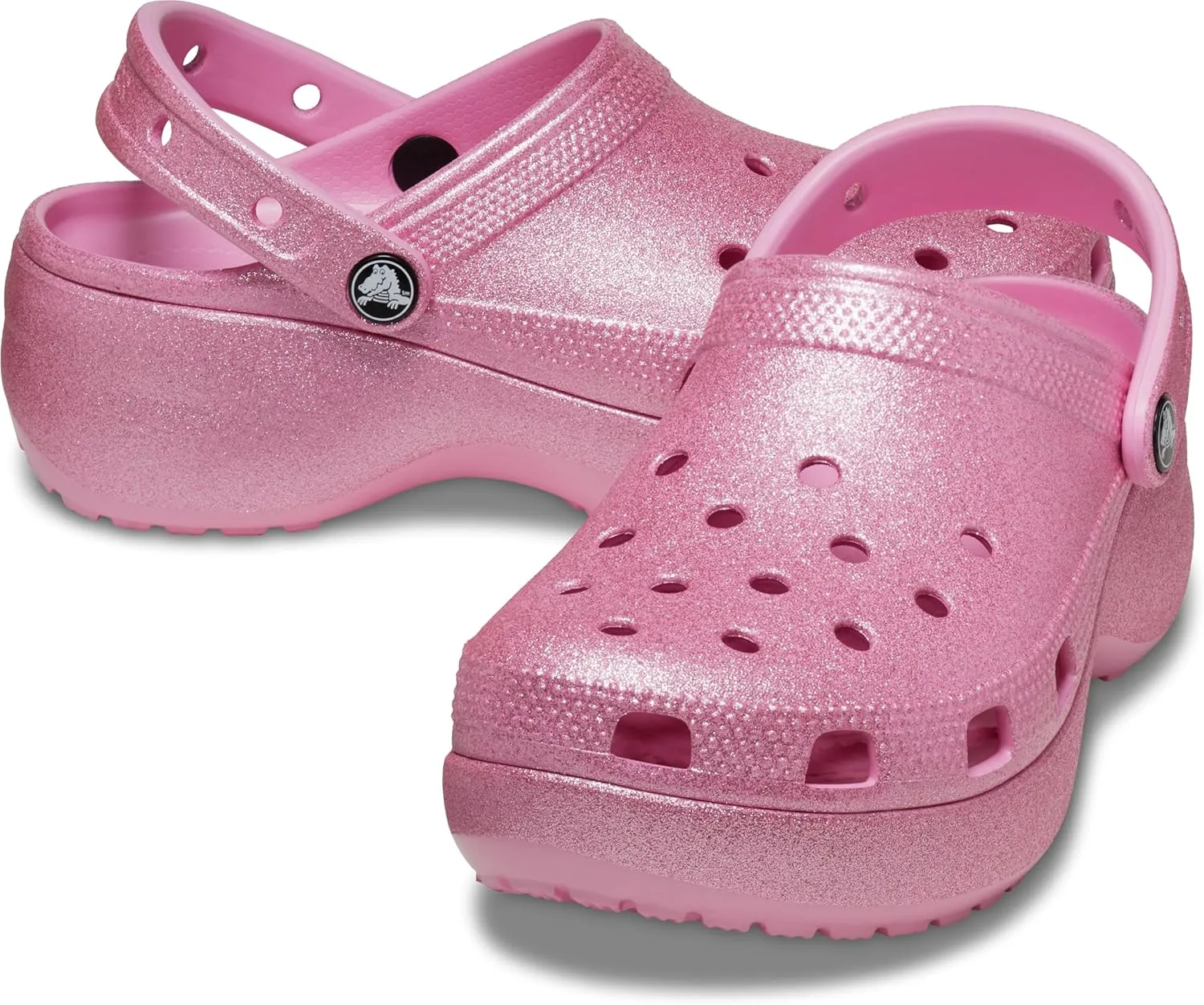 Crocs Women's Classic Platform Glitter Clog