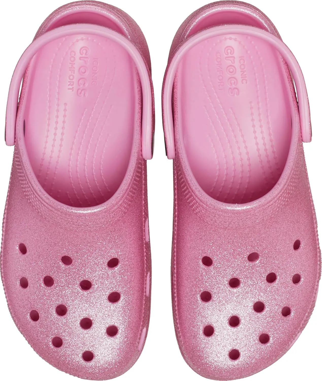 Crocs Women's Classic Platform Glitter Clog