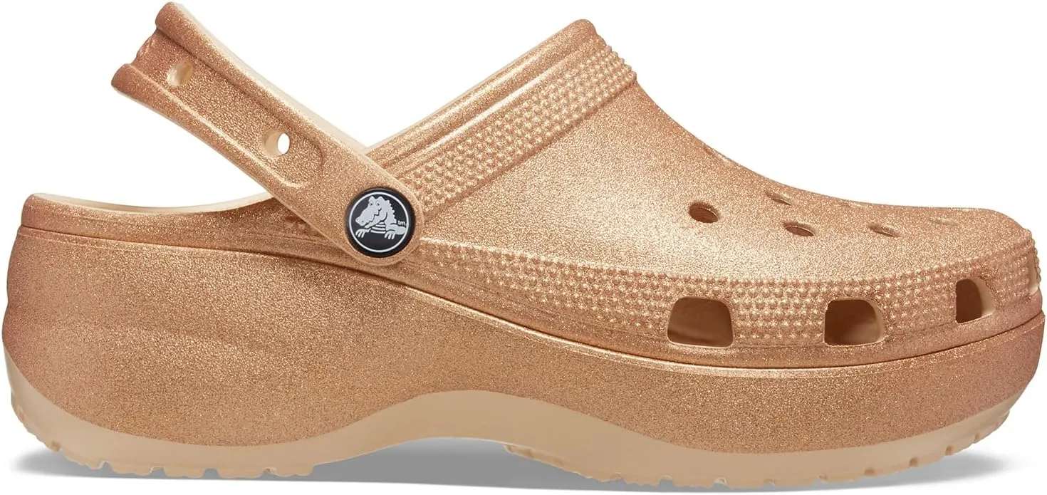 Crocs Women's Classic Platform Glitter Clog