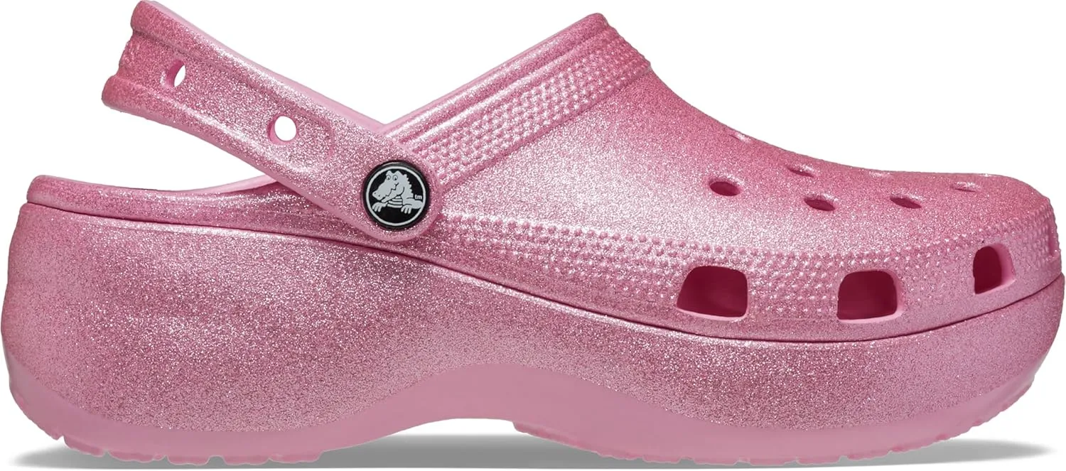 Crocs Women's Classic Platform Glitter Clog