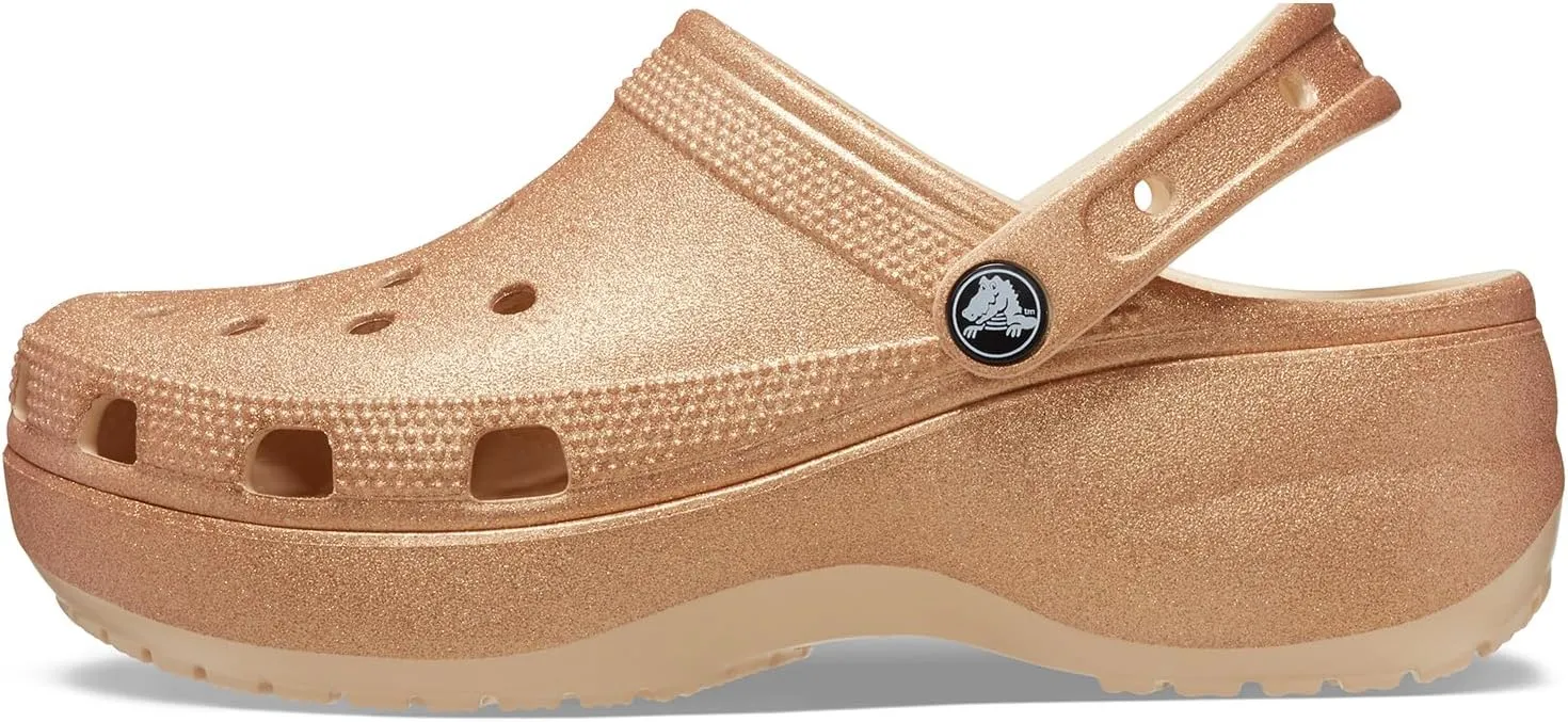 Crocs Women's Classic Platform Glitter Clog