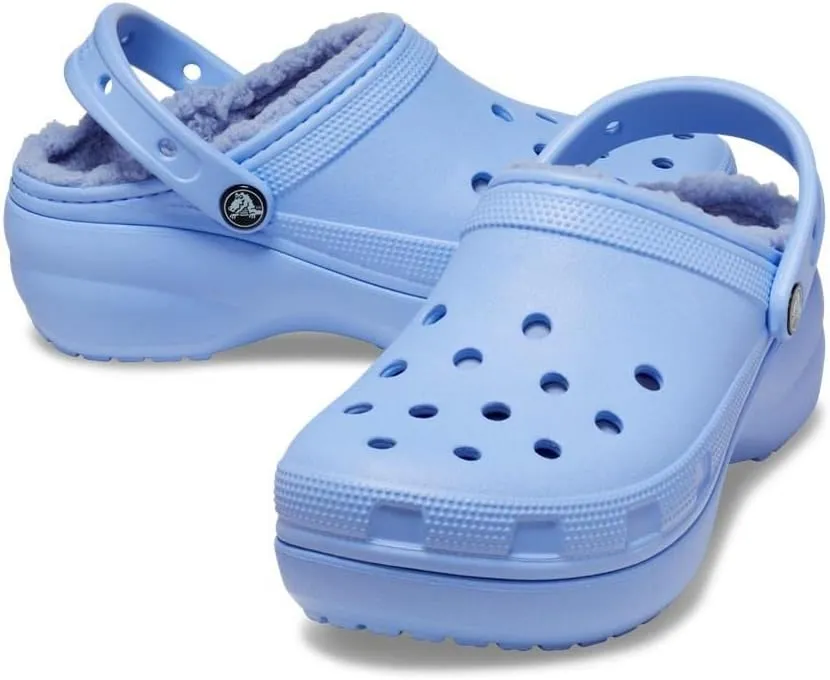 Crocs Women's Classic Platform Lined Clog W Wooden