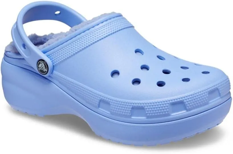 Crocs Women's Classic Platform Lined Clog W Wooden