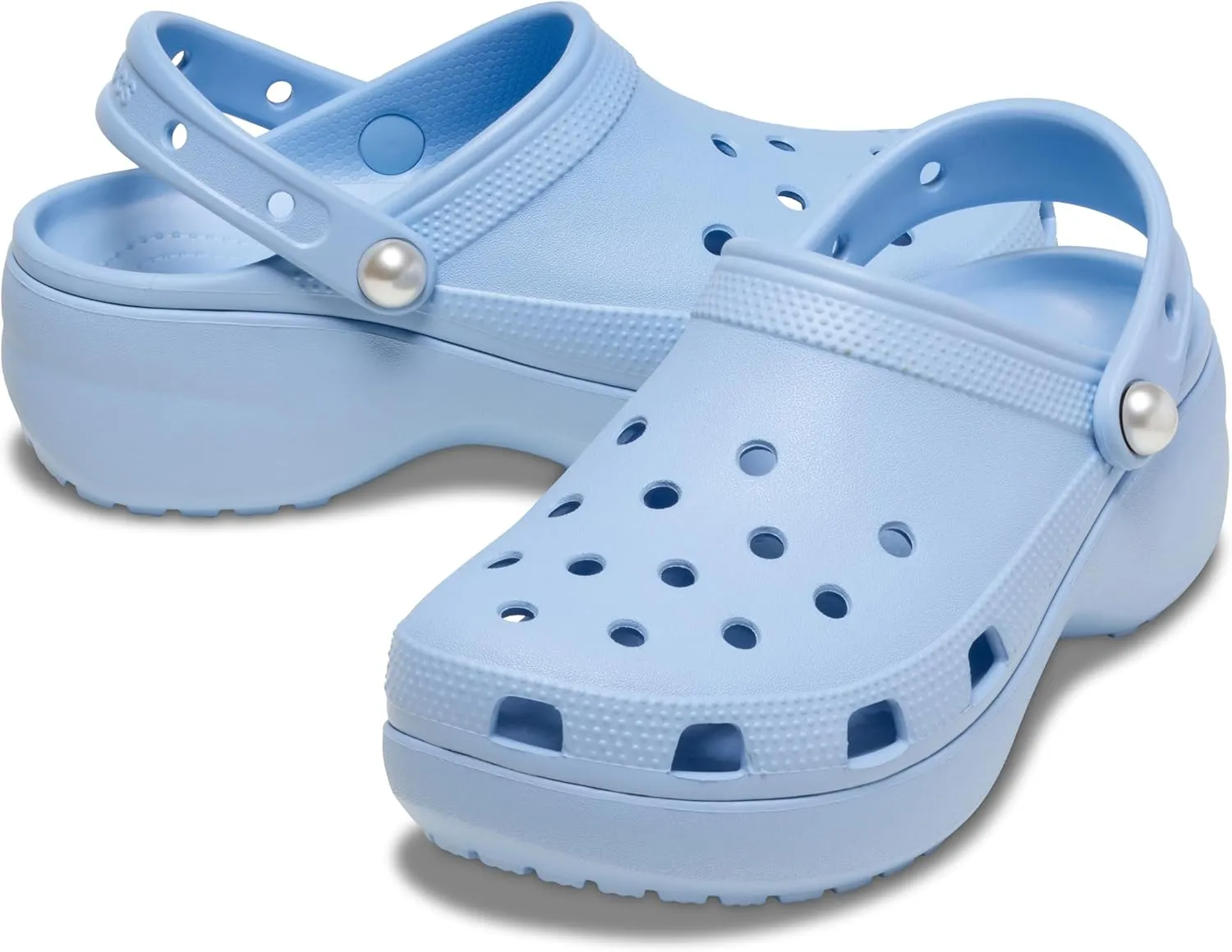 Crocs Women's Classic Platform Pearl Clog