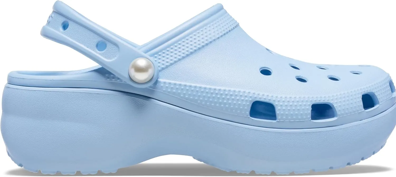 Crocs Women's Classic Platform Pearl Clog