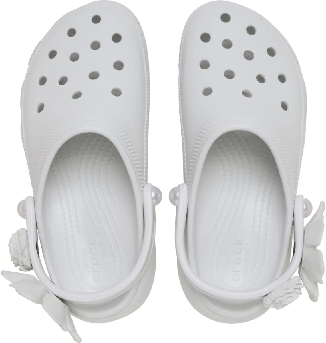 Crocs Women's Classic Platform Pearl Clog