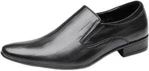 CSCDD Men's Brushed Design Casual Pedal Business Formal Leather Shoes Men Gentleman Foot Loafers Breathable Shoes Suitable for Daily Travel and Driving
