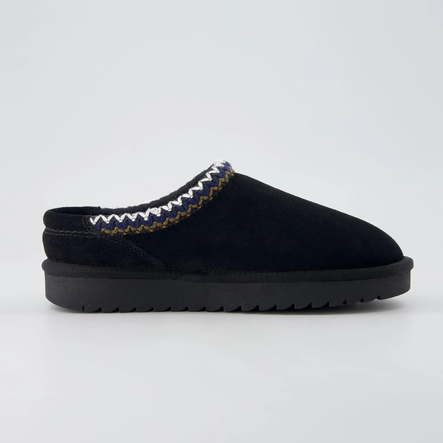 CUSHIONAIRE Keto Womens Slippers Slip-On Suede Mule Slipper - Cozy & Stylish, Memory Foam & Faux Fur Lining, Wide Widths Available