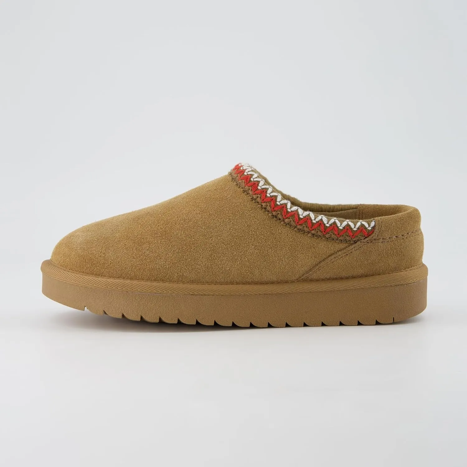 CUSHIONAIRE Keto Womens Slippers Slip-On Suede Mule Slipper - Cozy & Stylish, Memory Foam & Faux Fur Lining, Wide Widths Available