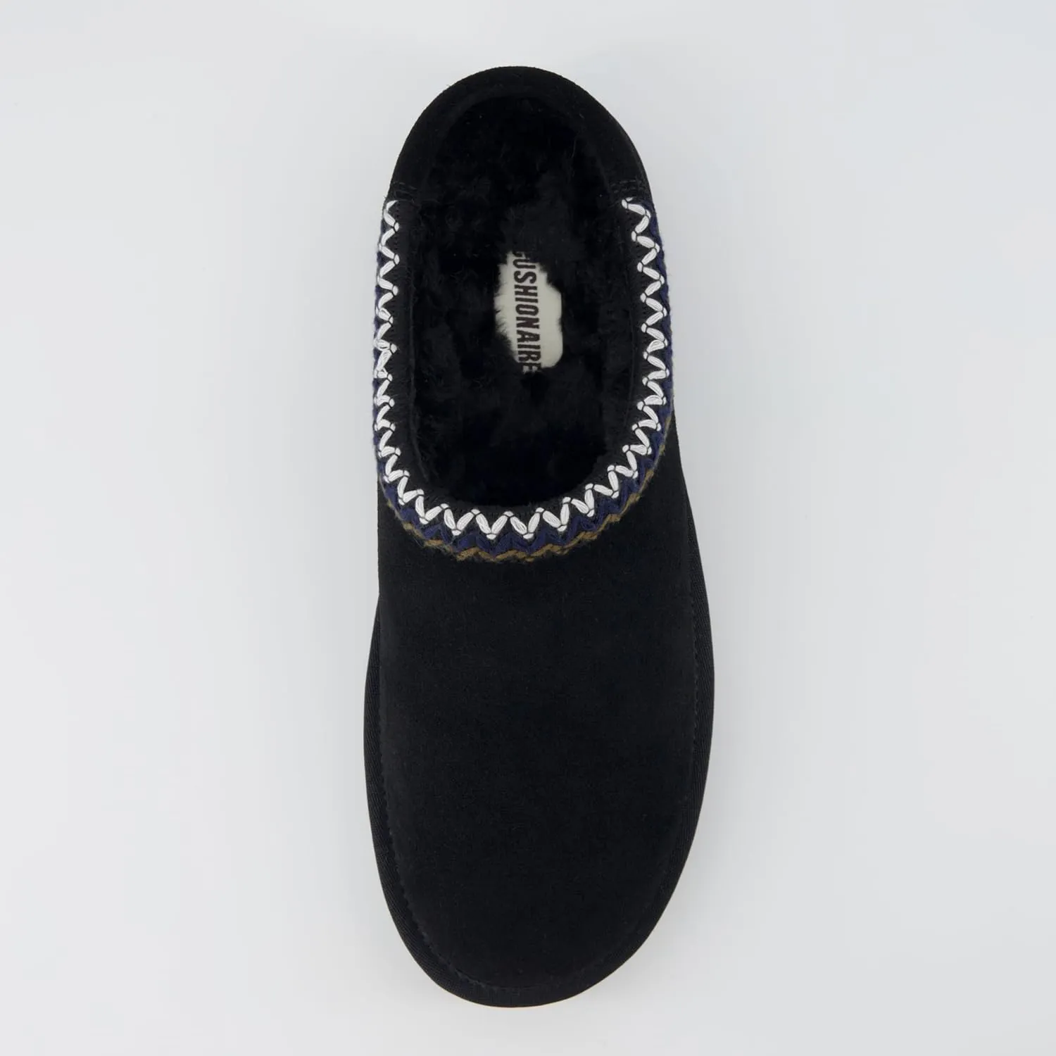CUSHIONAIRE Keto Womens Slippers Slip-On Suede Mule Slipper - Cozy & Stylish, Memory Foam & Faux Fur Lining, Wide Widths Available