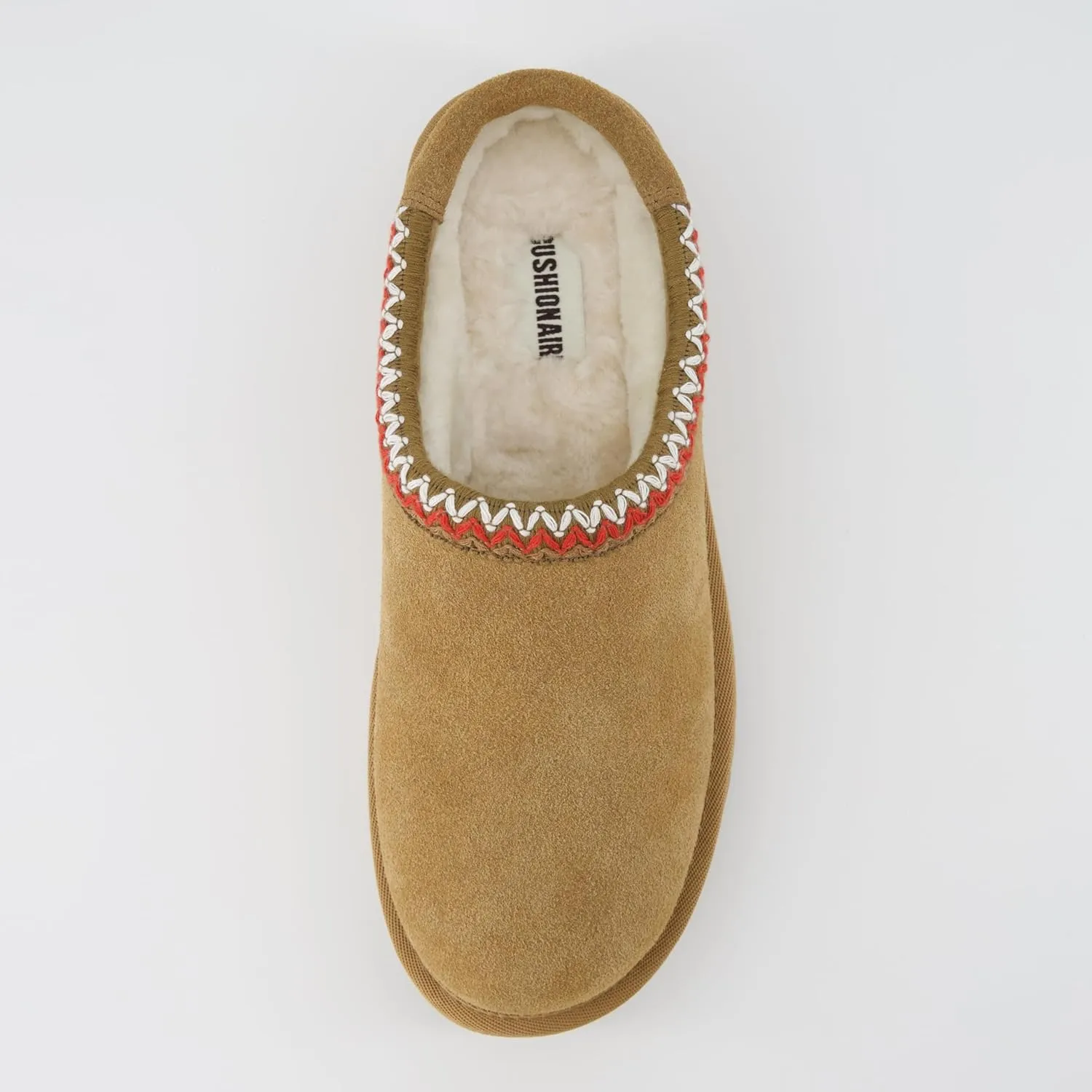 CUSHIONAIRE Keto Womens Slippers Slip-On Suede Mule Slipper - Cozy & Stylish, Memory Foam & Faux Fur Lining, Wide Widths Available