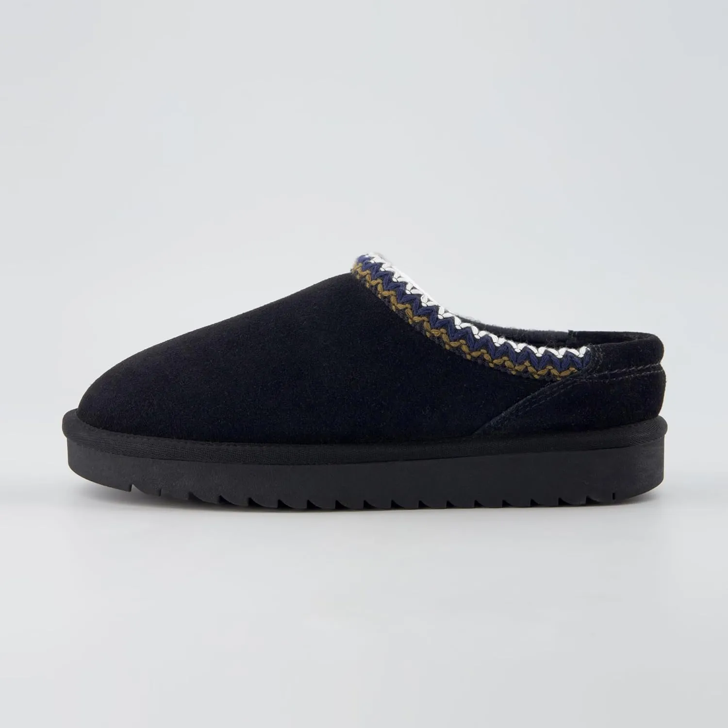 CUSHIONAIRE Keto Womens Slippers Slip-On Suede Mule Slipper - Cozy & Stylish, Memory Foam & Faux Fur Lining, Wide Widths Available
