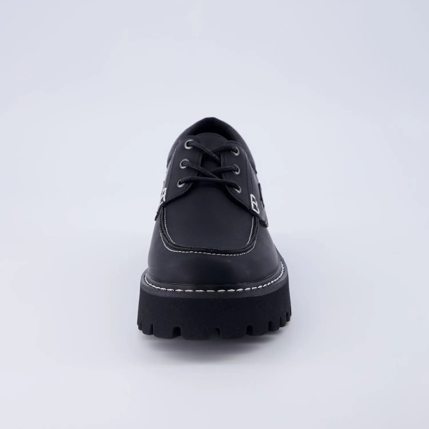 CUSHIONAIRE Women's Beam Chunky Boat Loafer  Memory Foam, Wide Widths Available