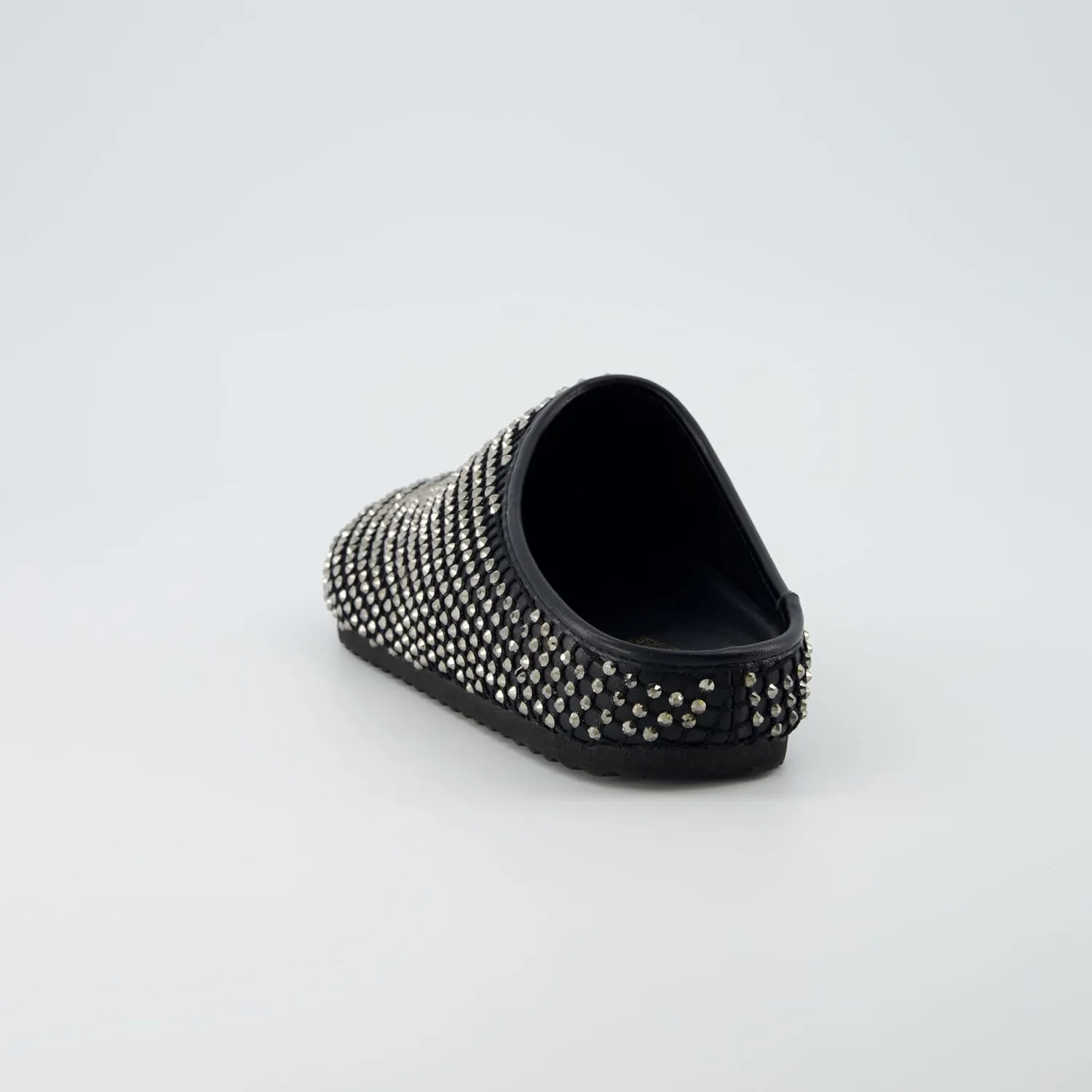 CUSHIONAIRE Women's Shimmer Rhinestone Bling Footbed Clog with  Comfort