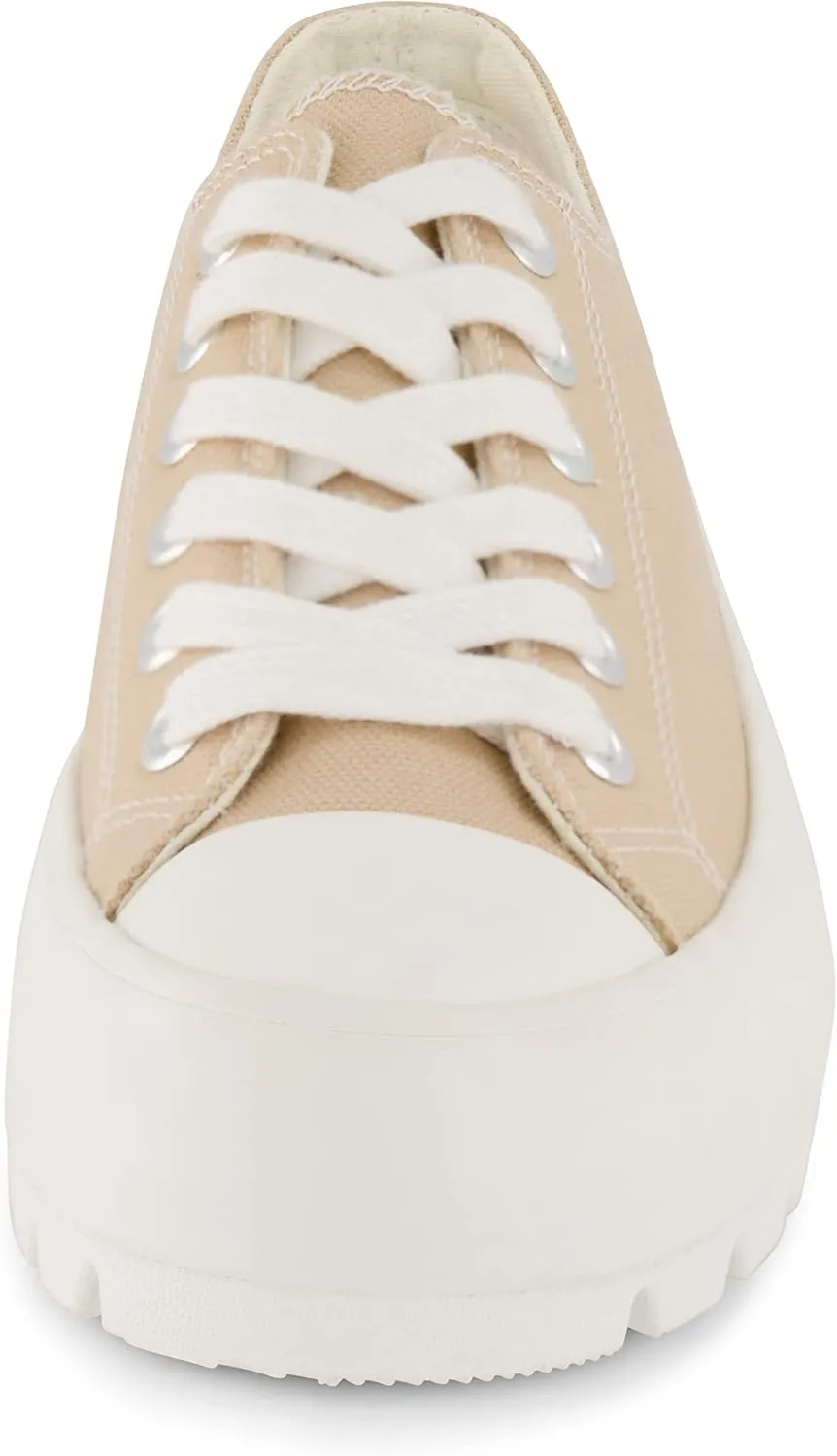CUSHIONAIRE Women's Vasco Low top Canvas Sneaker  Memory Foam