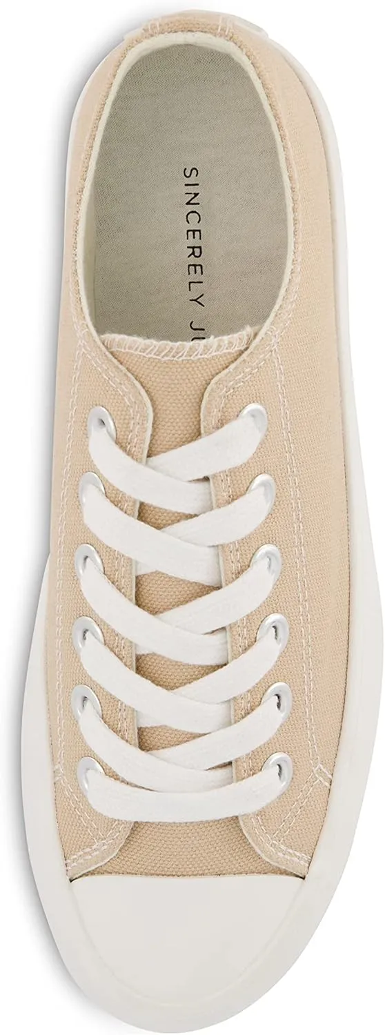 CUSHIONAIRE Women's Vasco Low top Canvas Sneaker  Memory Foam