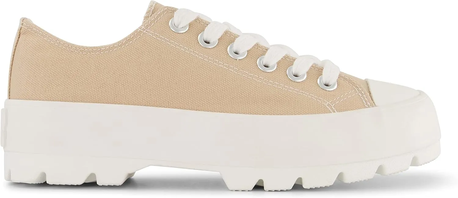 CUSHIONAIRE Women's Vasco Low top Canvas Sneaker  Memory Foam