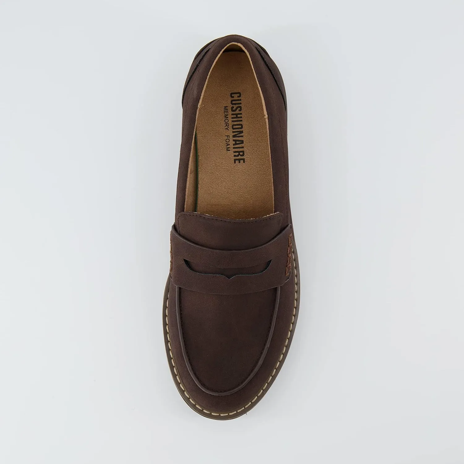 CUSHIONAIRE Women's Vassar Slip on Loafer  Memory Foam, Wide Widths Available