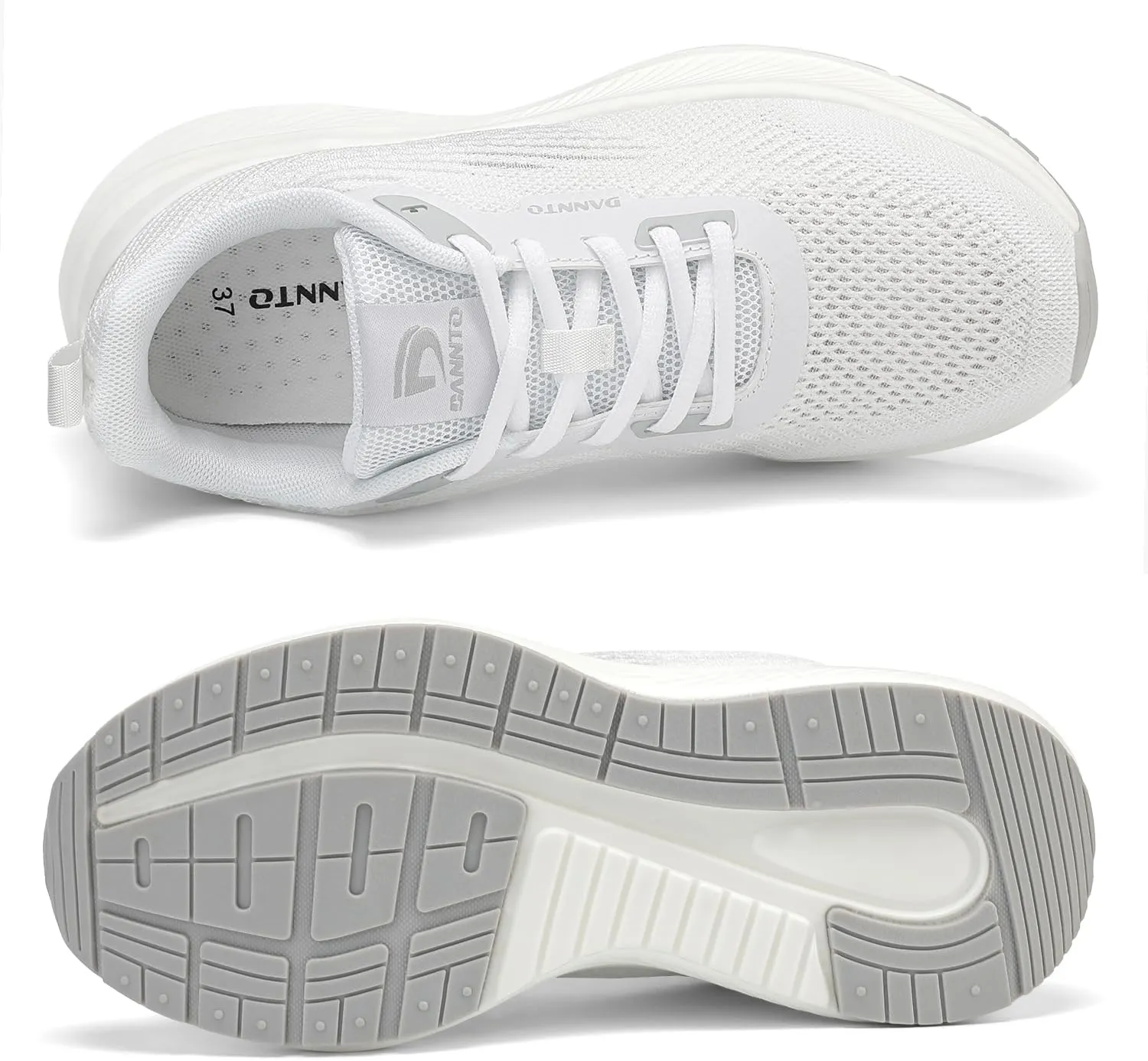 Dannto Womens Breathable Running Shoes Lightweight Walking Sneakers Non-Slip Athletic Sports