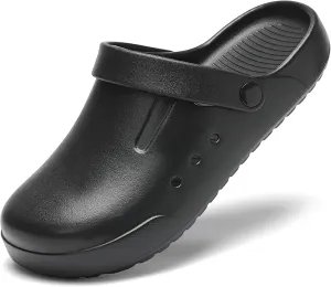 DAYUMKOU Clogs for Women Men Lightweight Slip-On Unisex Garden Shoes with Back Strap, Non-Slip for Work Nurses