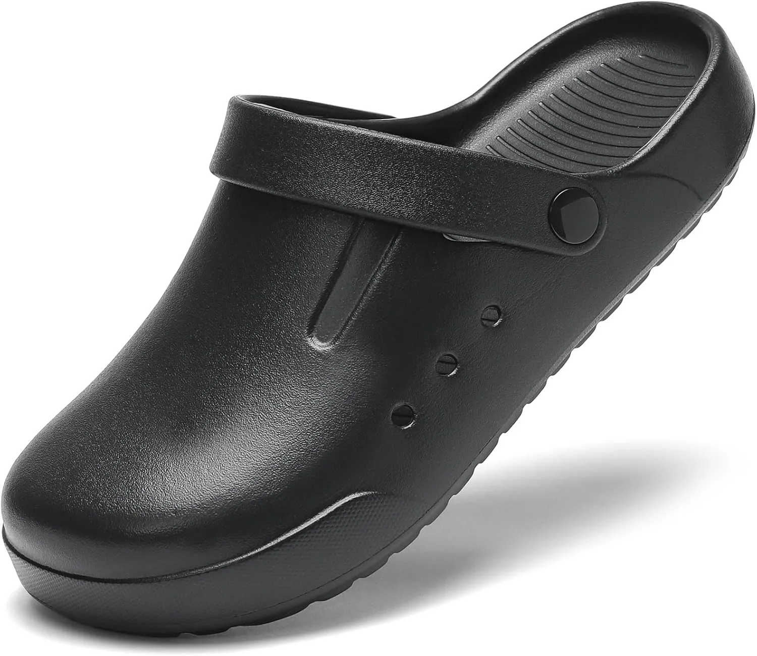 DAYUMKOU Clogs for Women Men Lightweight Slip-On Unisex Garden Shoes with Back Strap, Non-Slip for Work Nurses