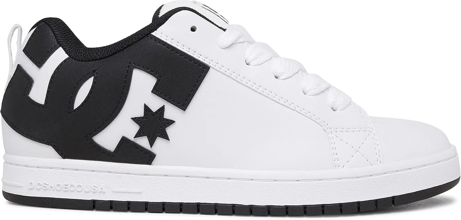 DC Men's Court Graffik Casual Low Top Skate Shoe Sneaker