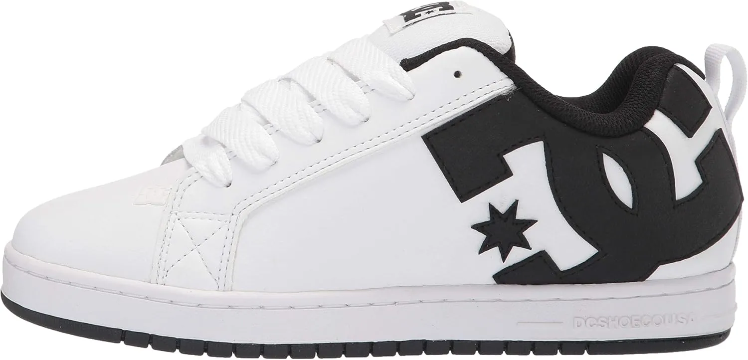 DC Men's Court Graffik Casual Low Top Skate Shoe Sneaker