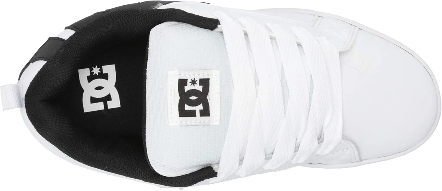 DC Men's Court Graffik Casual Low Top Skate Shoe Sneaker