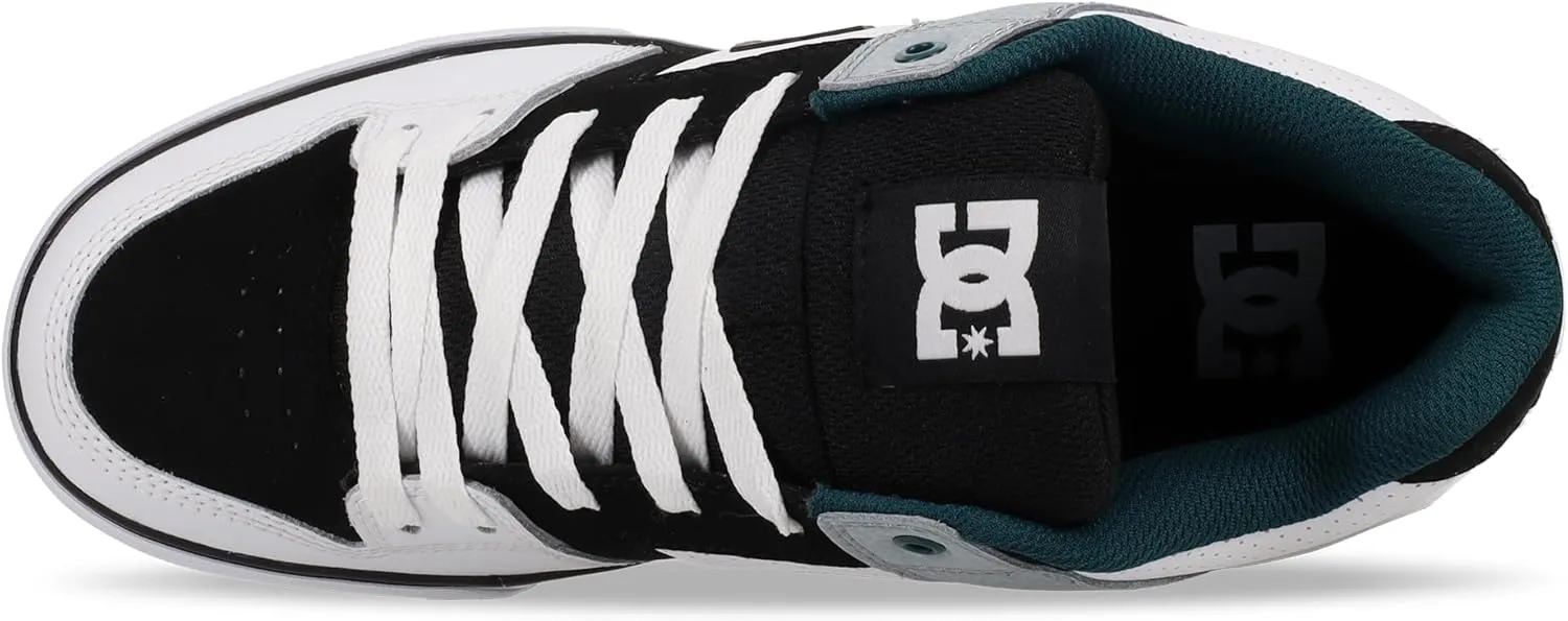 DC Men's Pure Low Top Lace Up Casual Skate Shoe Sneaker