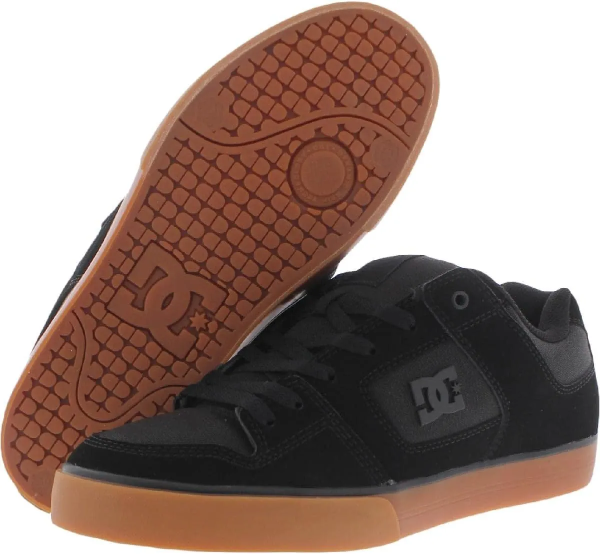 DC Shoes Men's Pure Low Top Lace Up Casual Skate Shoe Sneaker