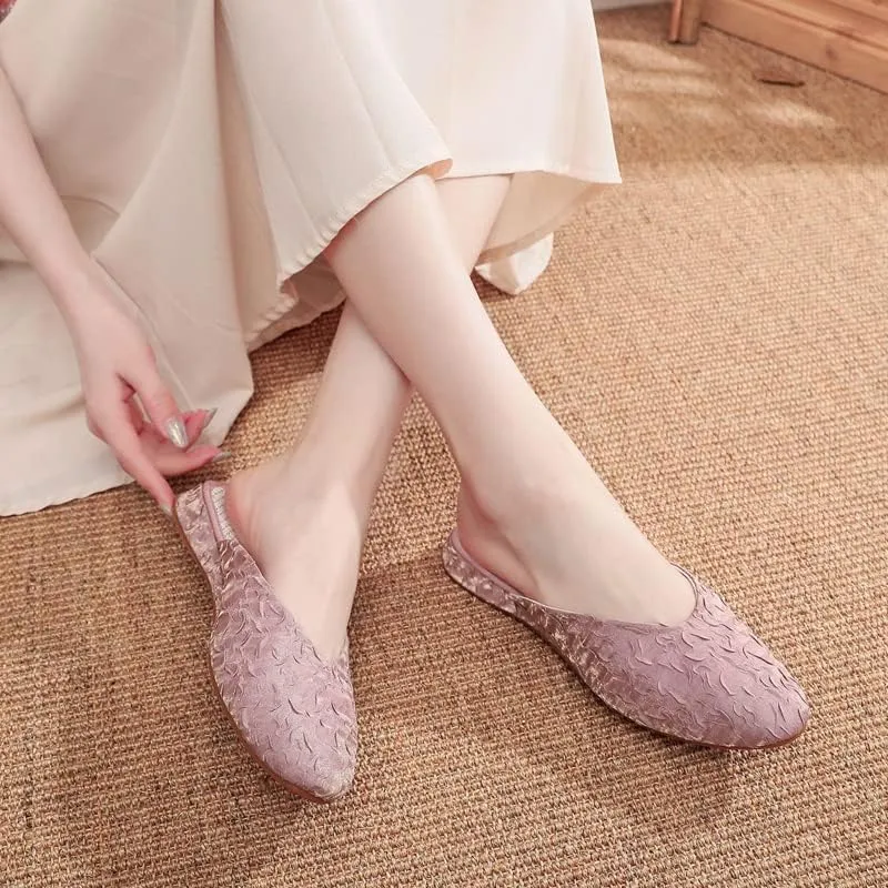Dear Time Women's Buckle Mule Slippers Square Toe Comfortable Slip On Backless Mule Shoes