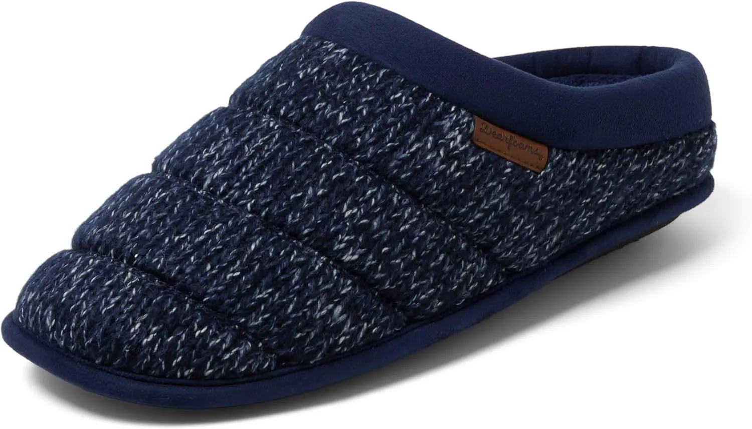 Dearfoams Men's Breathable Memory Foam Asher Clog House Shoe Slipper