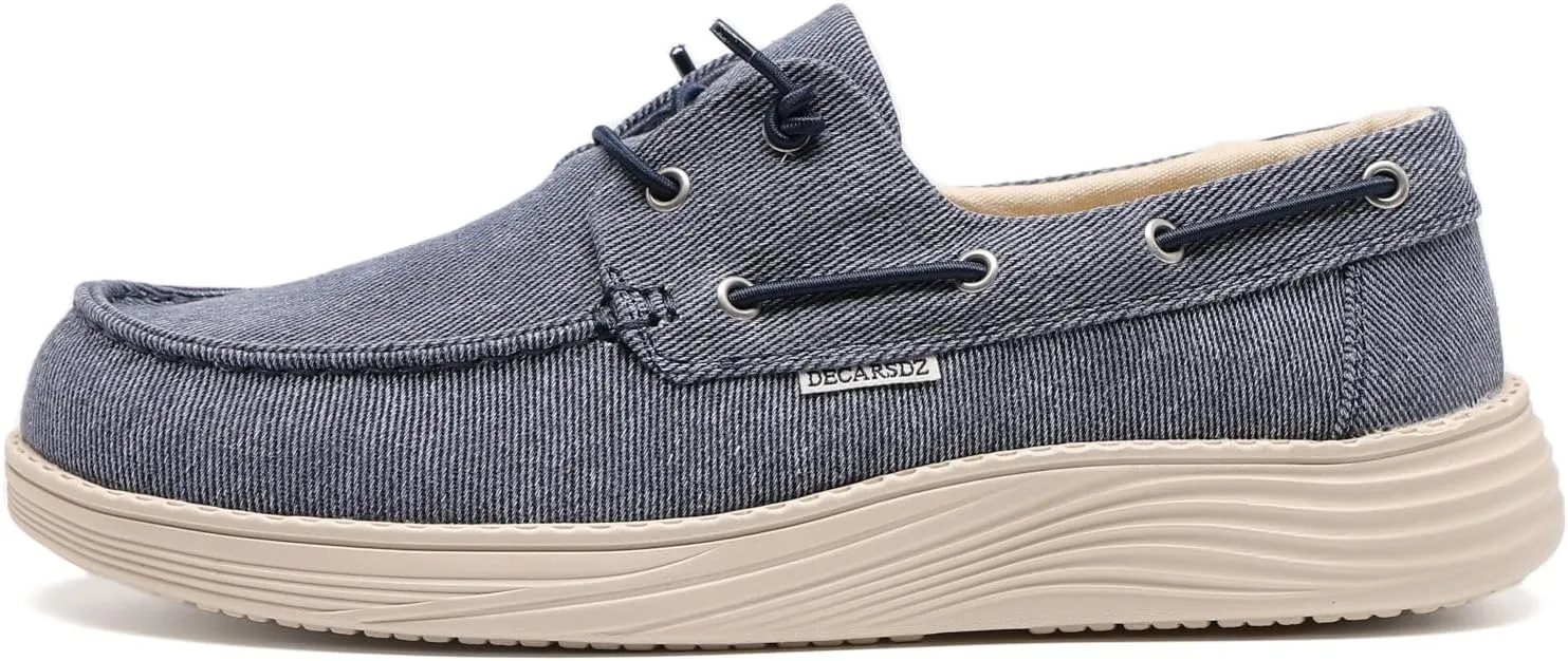 DECARSDZ Men's Penny Loafers Slip On Shoes Walking Shoe for Mens Lightweight Casual Knit Loafer