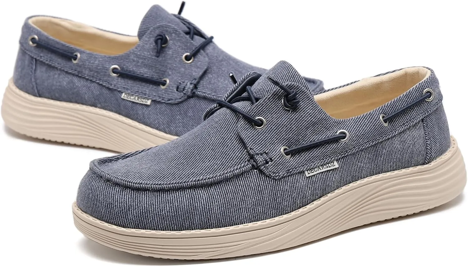 DECARSDZ Men's Penny Loafers Slip On Shoes Walking Shoe for Mens Lightweight Casual Knit Loafer
