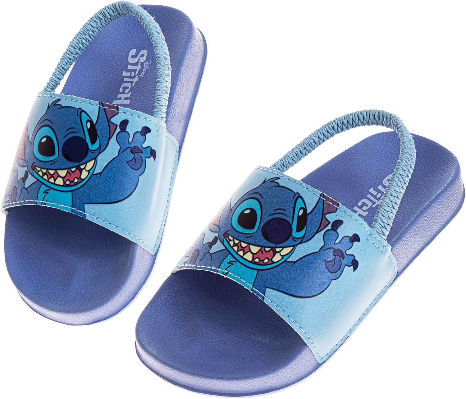 Disney Minnie Mickey Encanto Lightning McQueen Lilo n Stich Slides Backstrap Slip-On Beach Sandals (Toddler/Little Kid)