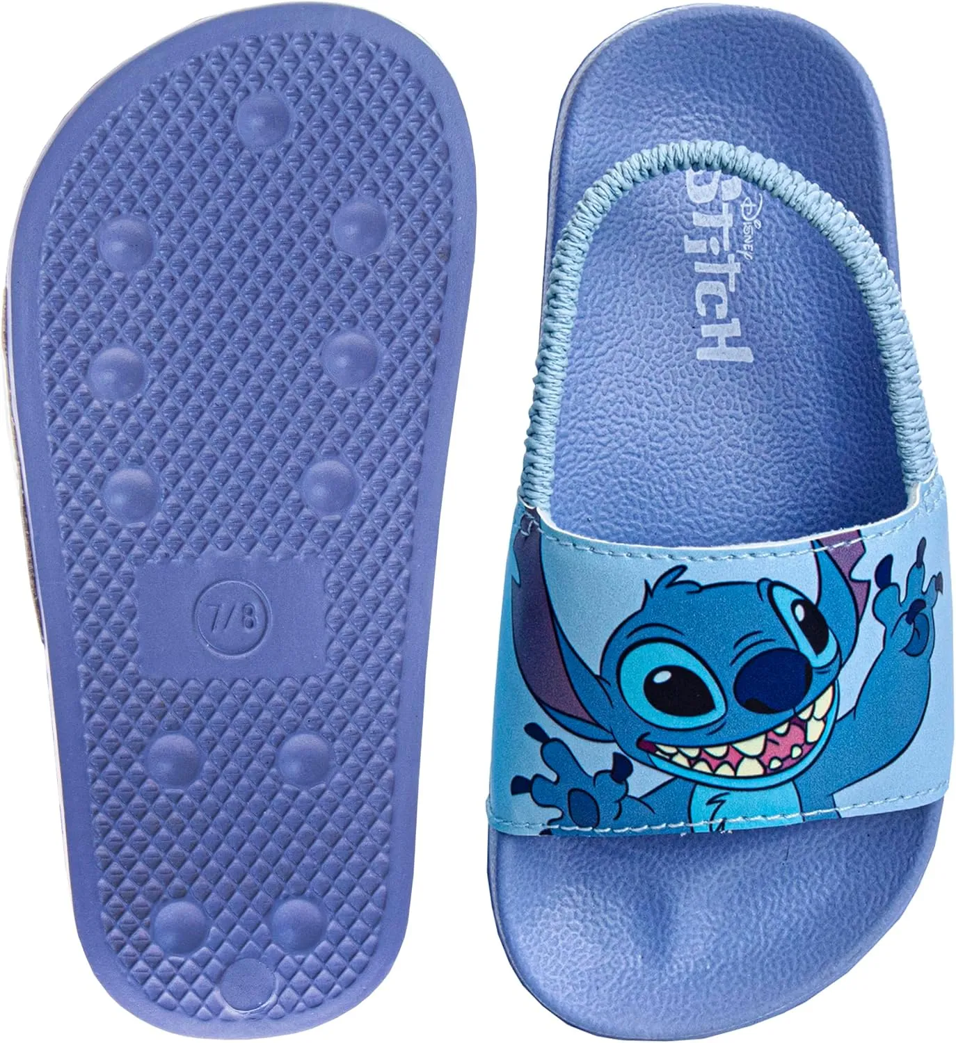 Disney Minnie Mickey Encanto Lightning McQueen Lilo n Stich Slides Backstrap Slip-On Beach Sandals (Toddler/Little Kid)