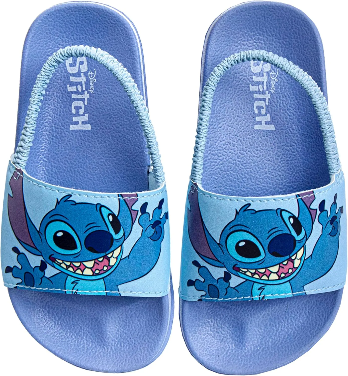 Disney Minnie Mickey Encanto Lightning McQueen Lilo n Stich Slides Backstrap Slip-On Beach Sandals (Toddler/Little Kid)