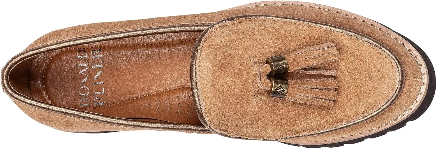 Donald Pliner Women's Eclipse Dress Loafers, Slip-On Shoes, Comfortable Flats for Everyday Walk
