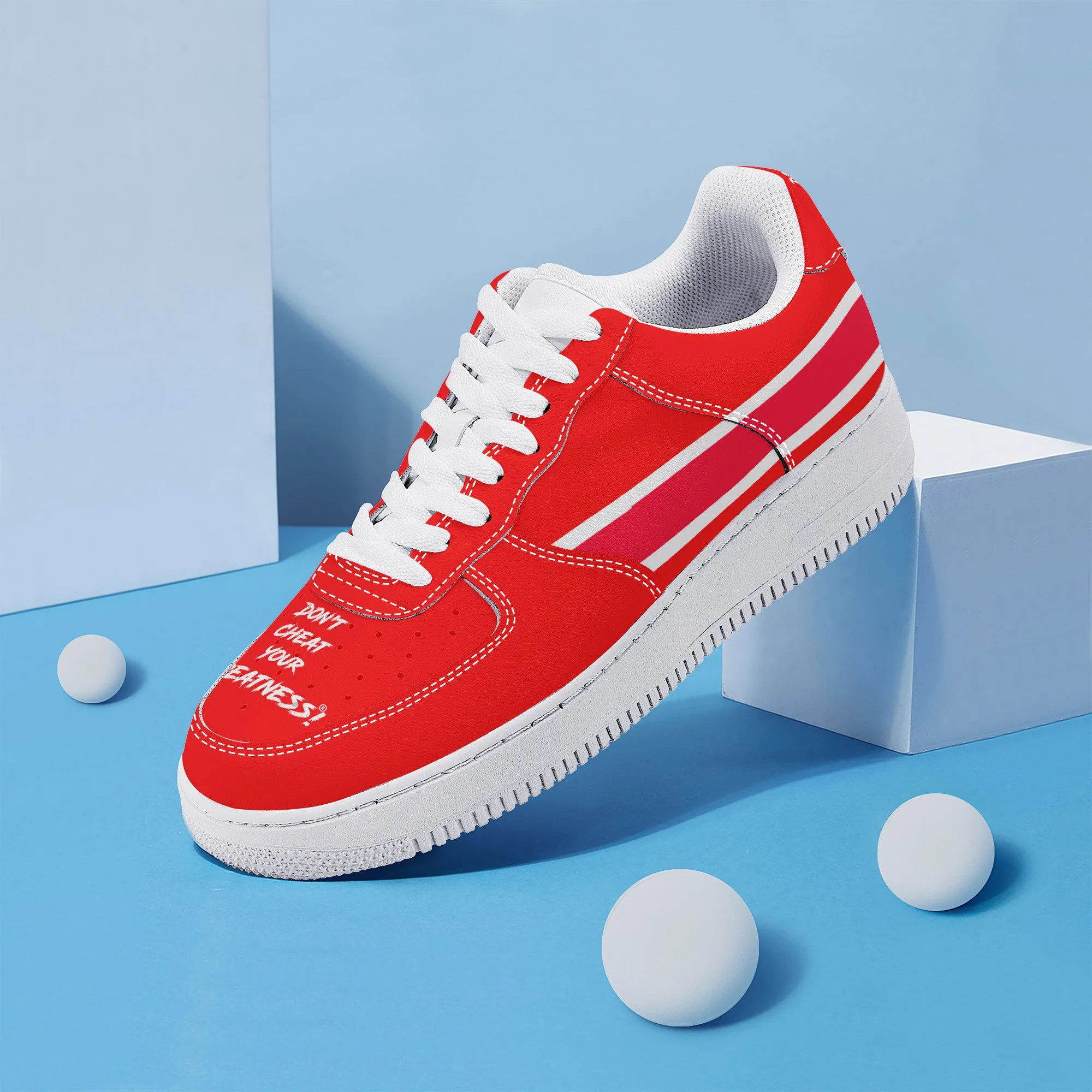 Dont Cheat Your Greatness, Low Top Unisex Sneaker