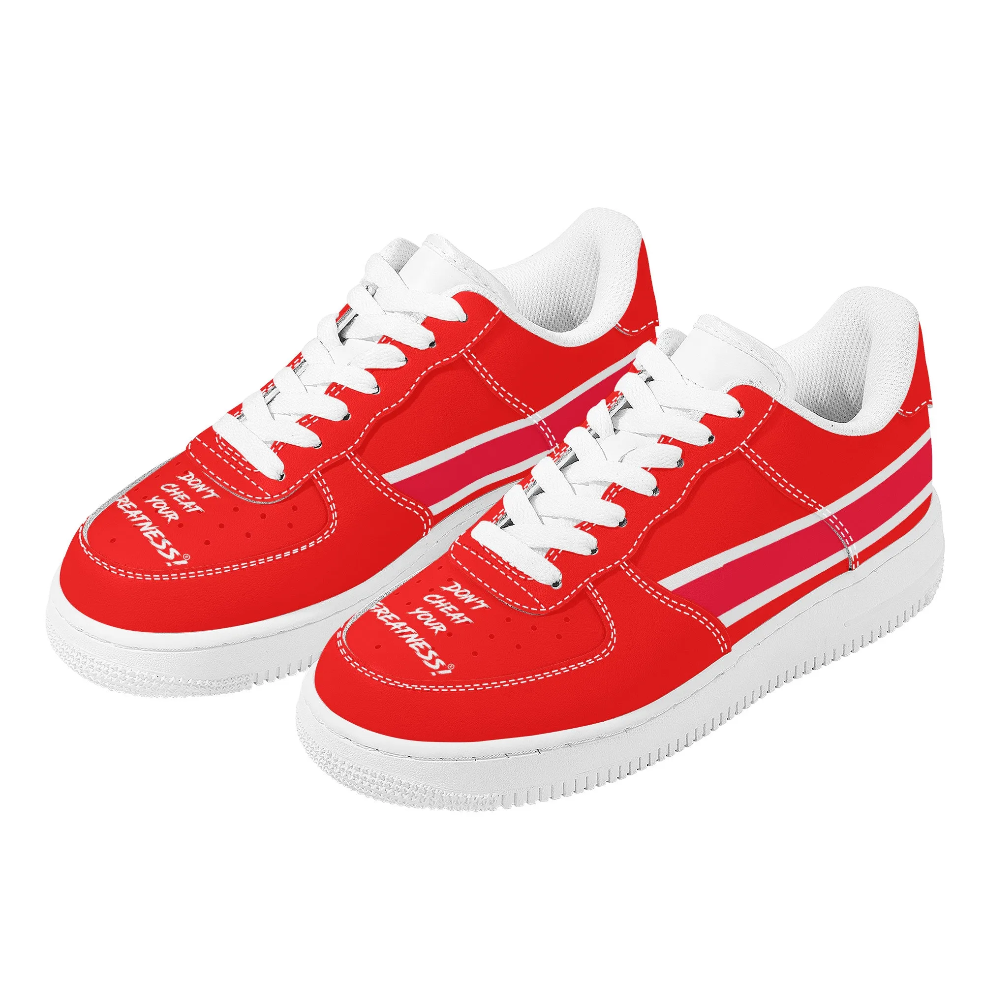 Dont Cheat Your Greatness, Low Top Unisex Sneaker