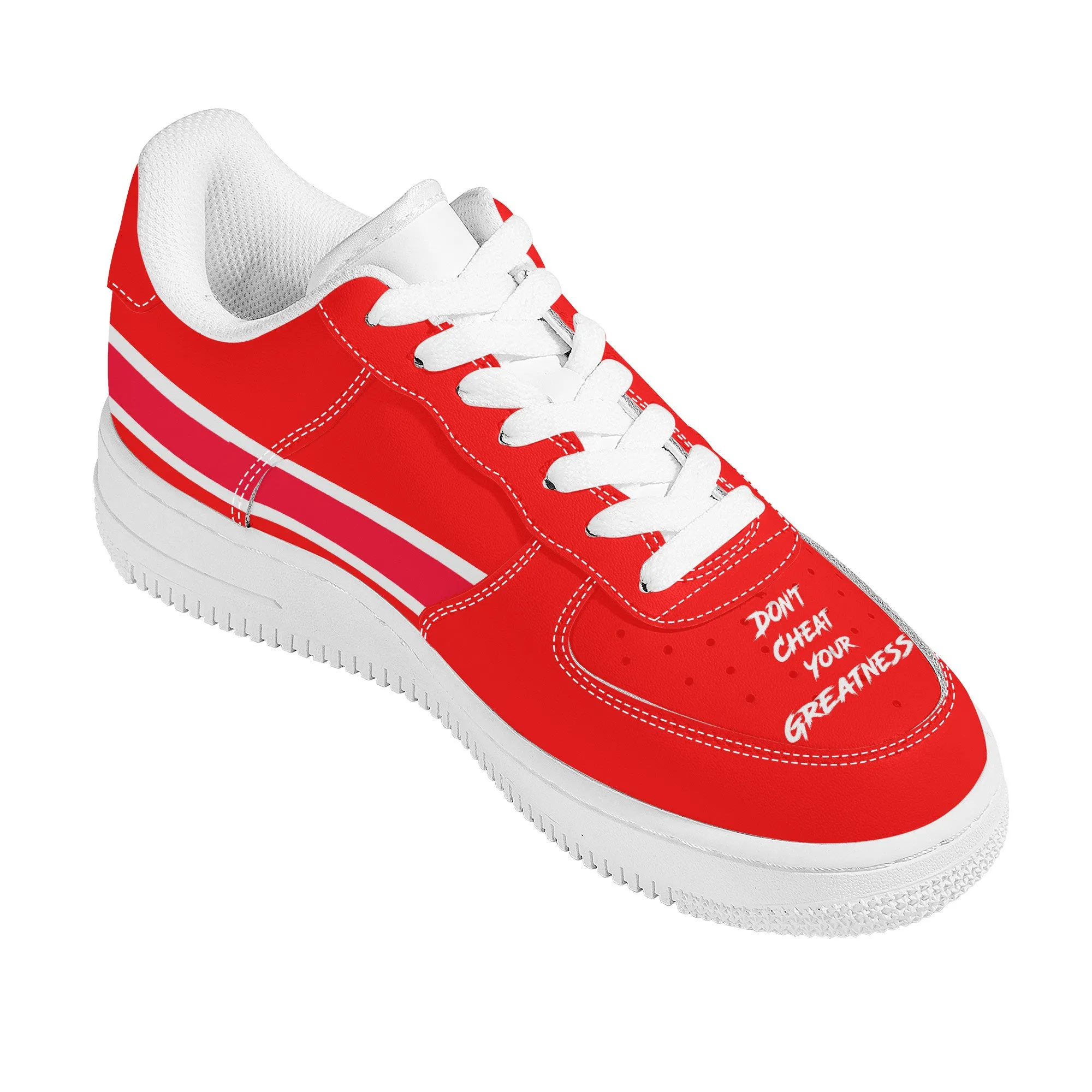 Dont Cheat Your Greatness, Low Top Unisex Sneaker