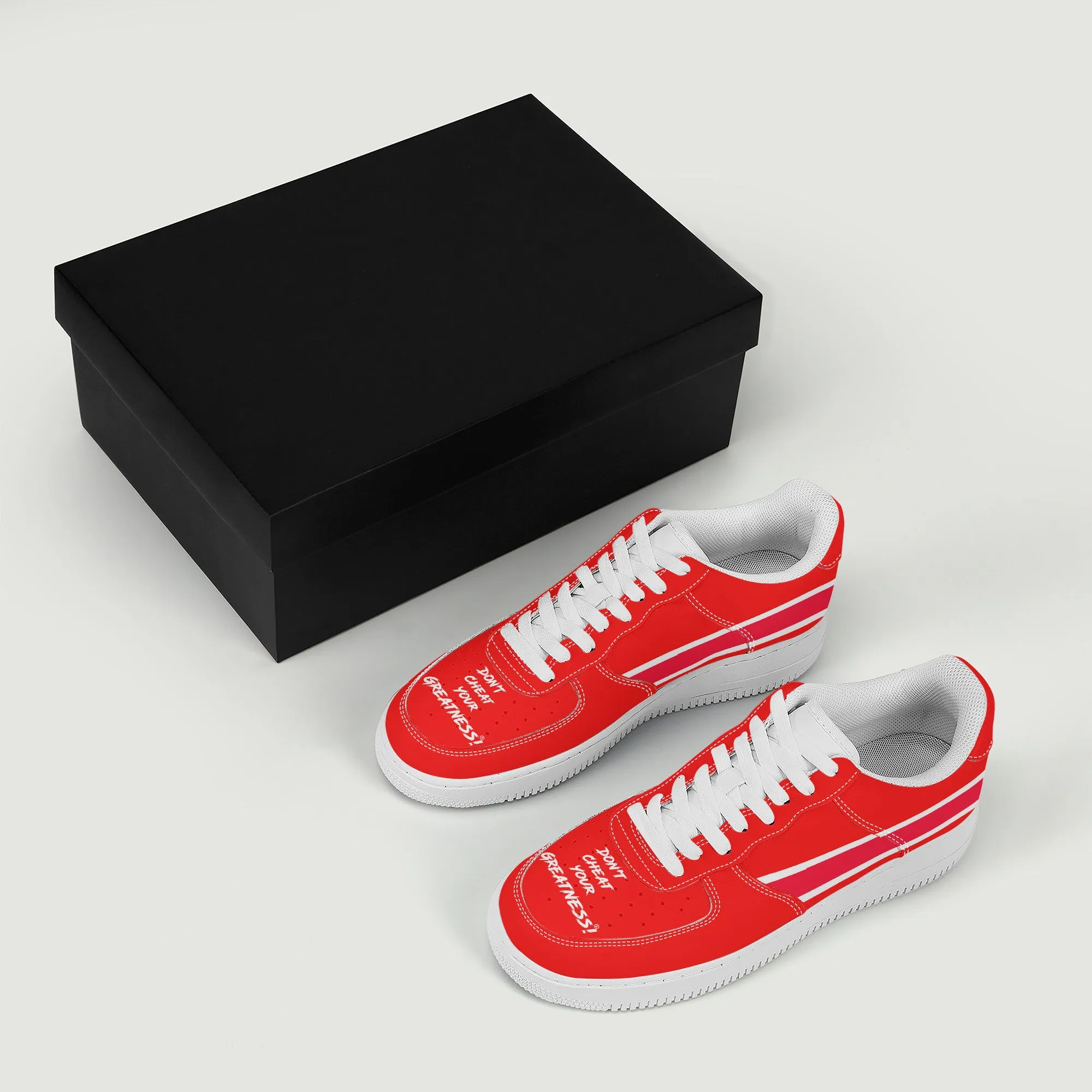 Dont Cheat Your Greatness, Low Top Unisex Sneaker