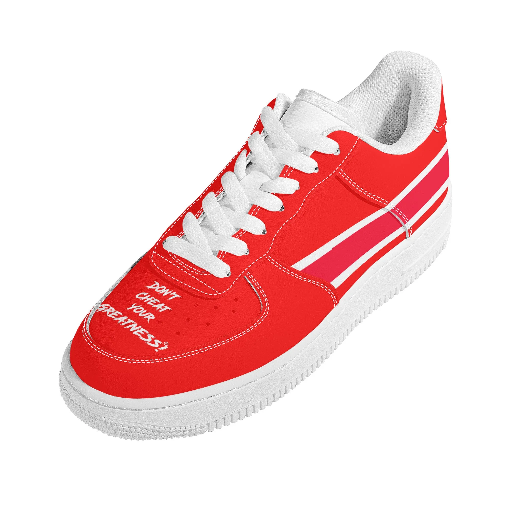 Dont Cheat Your Greatness, Low Top Unisex Sneaker