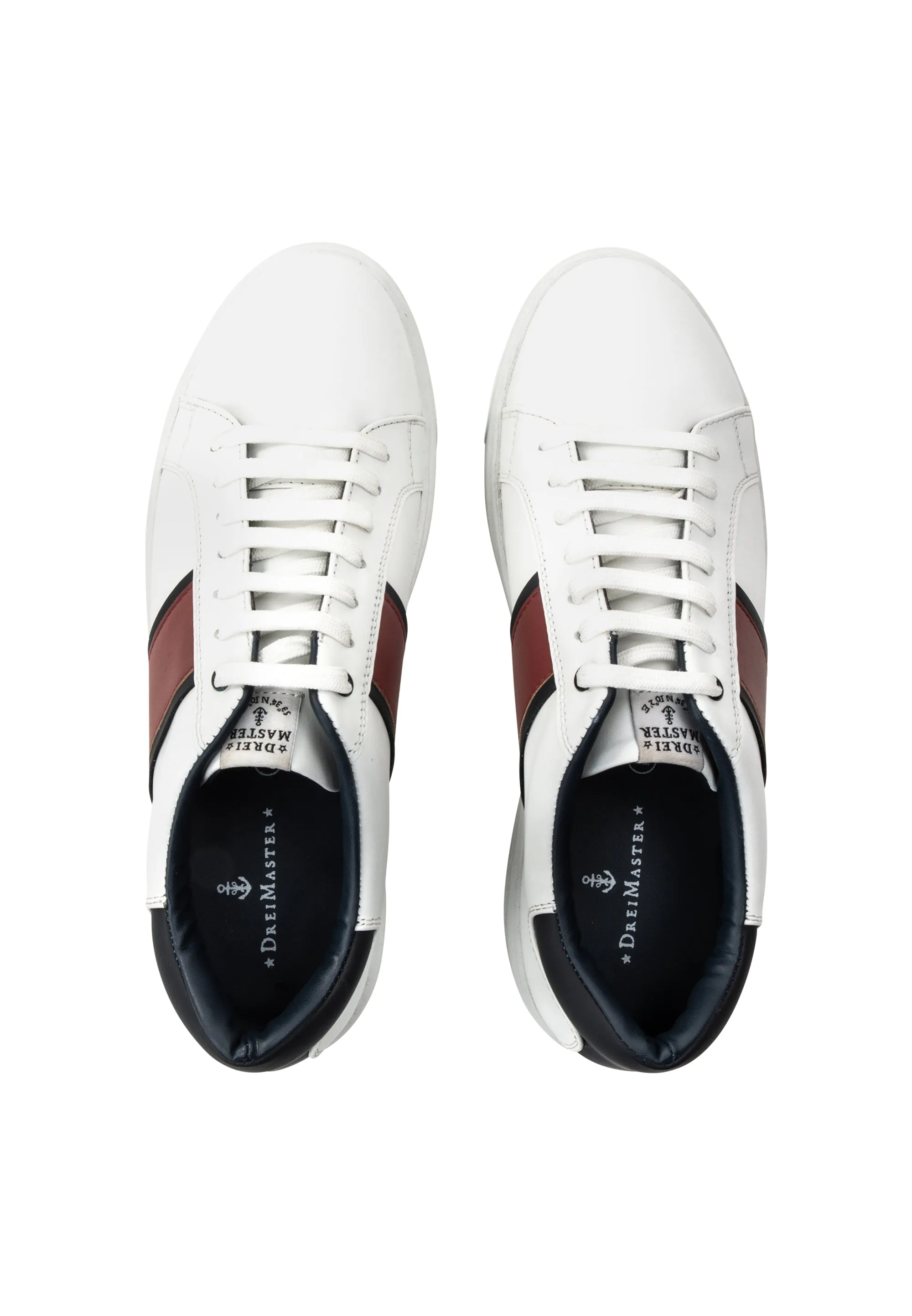Dreimaster maritim Men's Leather Sneakers