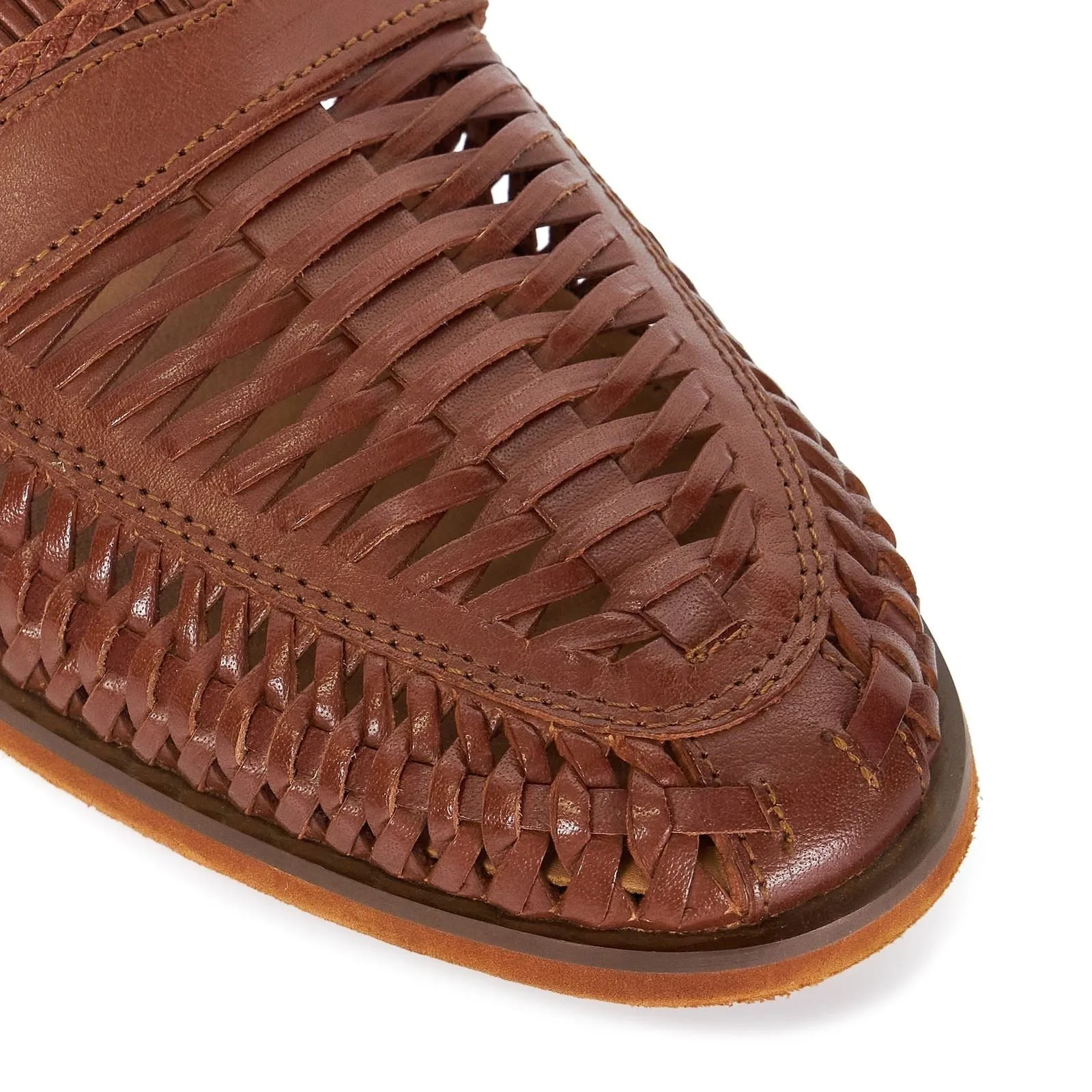 Dune Brickles Leather Men's Tan Loafers