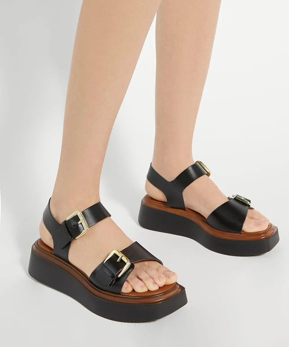Dune London Women's Loells Platforms-Sandals