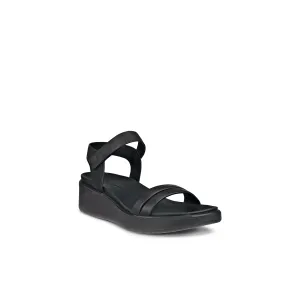 ECCO FlowT - Ladies Wedge Sandal in Black