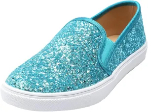 FEVERSOLE Women's Fashion Slip-On Sneaker Casual Flat Loafers