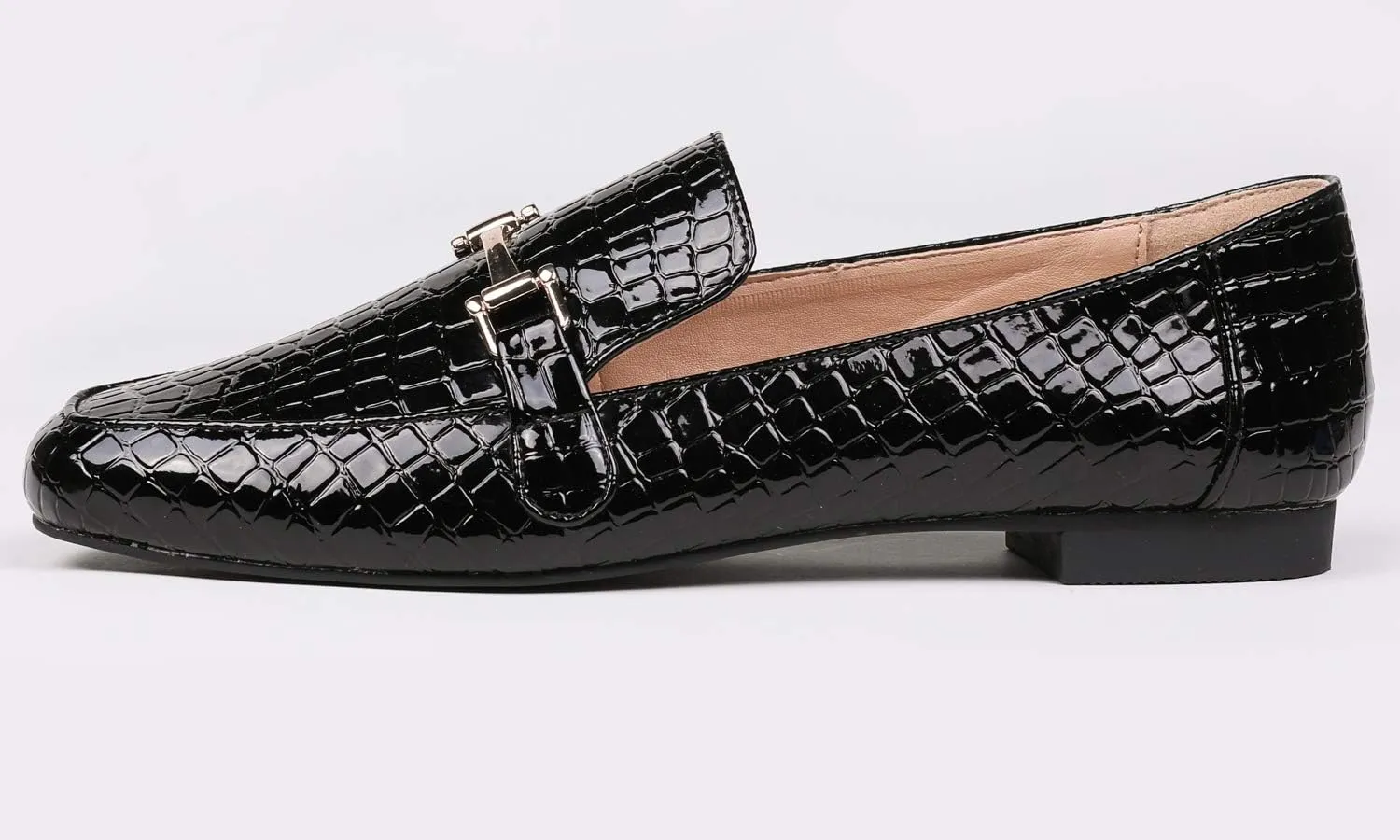 Feversole Women's Fashion Trim Deco Loafer Slippers